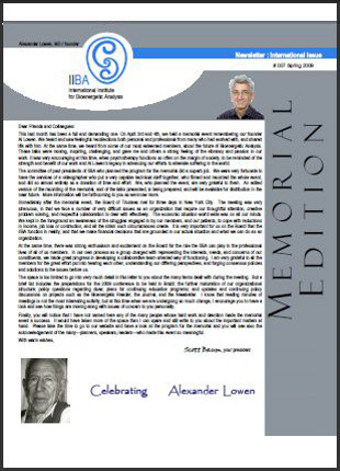 Newsletter - Spring 2009  [EN, FR, DE, ES]